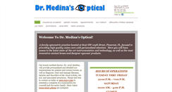 Desktop Screenshot of drmedinasoptical.com